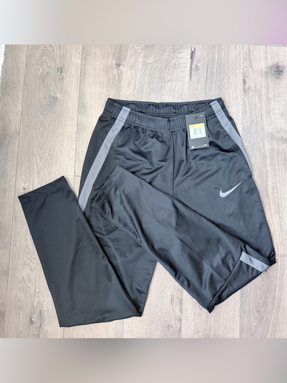 Nike Black pants with Gray Swoosh Trim